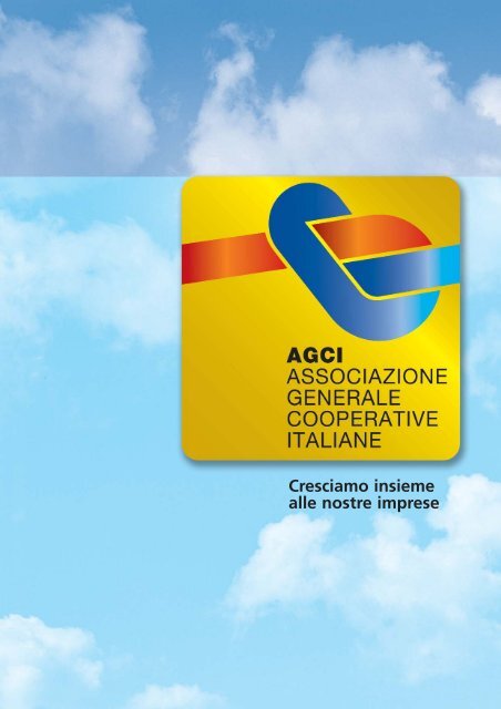 Brochure AGCI - Associazione Generale Cooperative Italiane