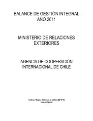 BGI - Agencia de Cooperación Internacional, AGCI