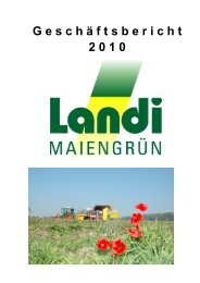 I nhaltsverzeichnis - LANDI Maiengrün