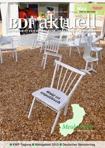 Ausgabe 07-08/2012 - Bund Deutscher Forstleute (BDF)