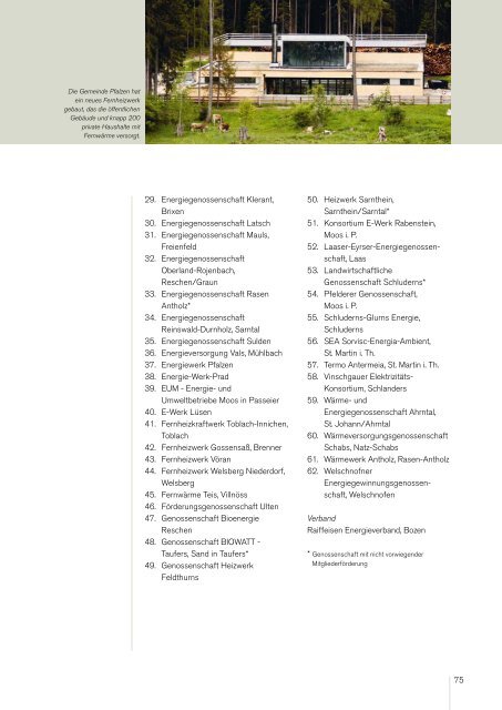 Jahresbericht 2010 - Raiffeisenverband Südtirol