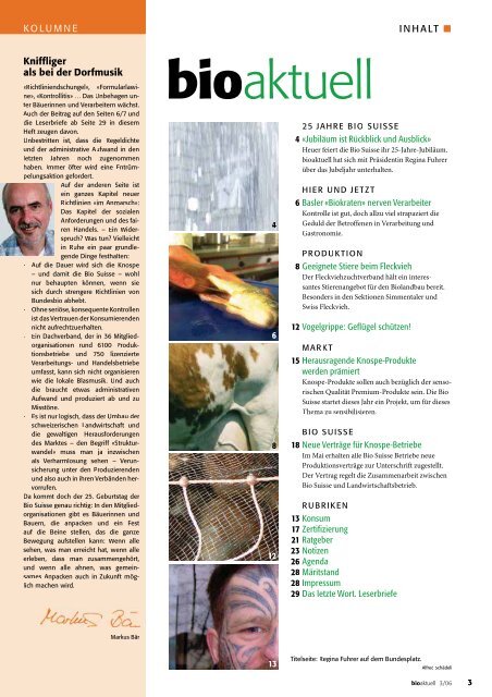 Was Bio Suisse nach 25 Jahren feiert Seite 4 ... - bioaktuell.ch