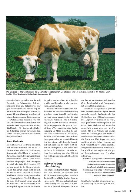 Was Bio Suisse nach 25 Jahren feiert Seite 4 ... - bioaktuell.ch