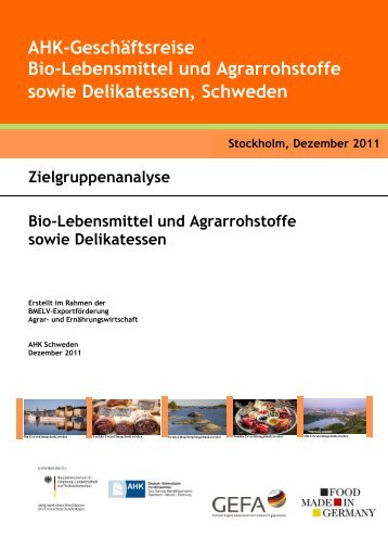 AHK-Geschäftsreise Bio-Lebensmittel und Agrarrohstoffe ... - AHKs