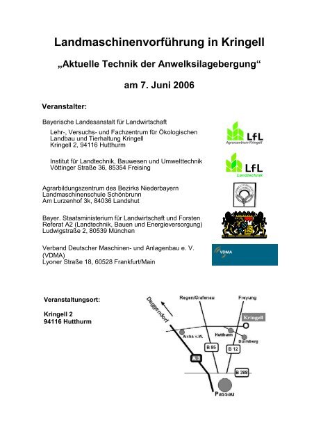 Landmaschinenvorführung in Kringell - Bayerische Landesanstalt ...