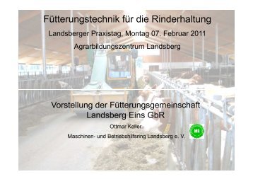 Microsoft PowerPoint - Pr\344sentation Landsberger Praxistag 2011 ...