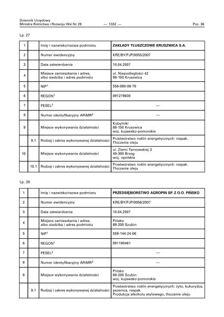 Pobierz treść dziennika - NetTAX