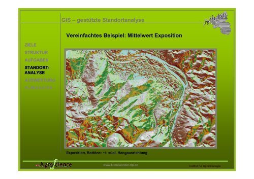 GIS – gestützte Standortanalyse Vereinfachtes Beispiel