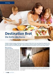 Die Kette des Korns Destination Brot - bayernhafen Gruppe