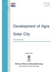 Development of Agra Solar City - Ministry of New and Renewable ...