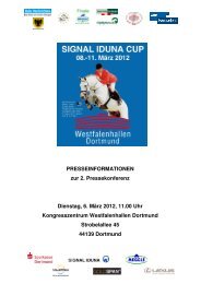Borussia Dortmund & der SIGNAL IDUNA CUP - Reitturniere