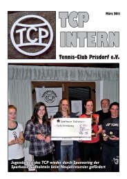 TCP INTERN Tennis-Club Prisdorf eV