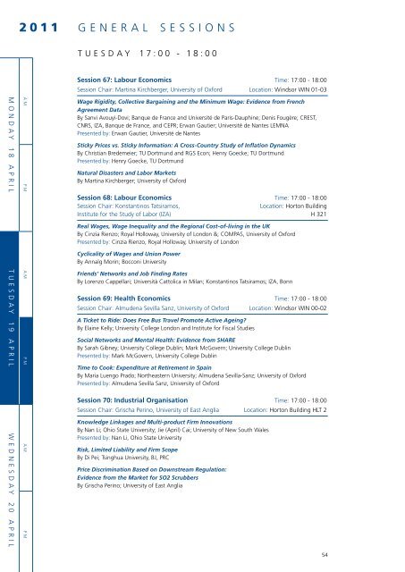 High quality papers on theoretical, empirical and applied topics ...