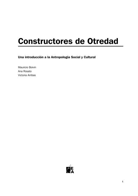Constructores de Otredad - Facultad de Ciencias Sociales - UBA ...