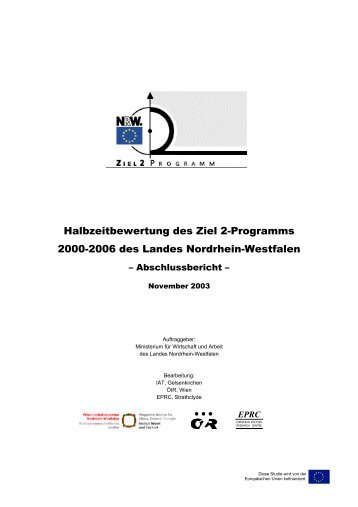 Fallstudie LGH - NRW-EU Ziel 2-Programm 2000 - 2006