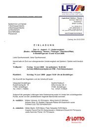 einladung - LFV Rheinland-Pfalz eV Kegeln