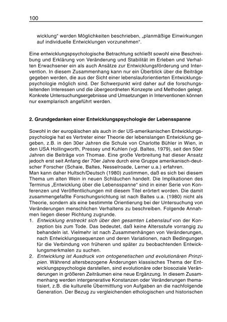 Beiträge der Bezugswissenschaften zur Erwachsenenbildung