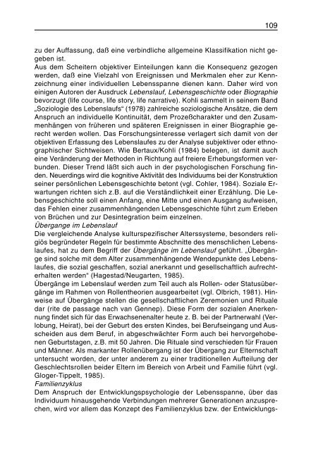 Beiträge der Bezugswissenschaften zur Erwachsenenbildung