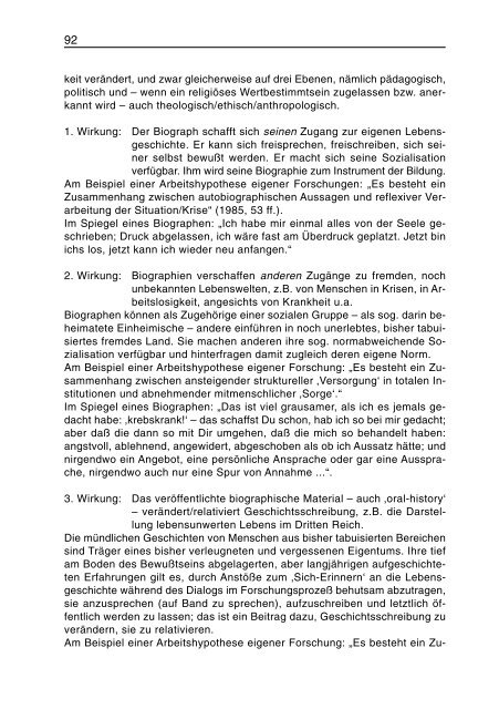 Beiträge der Bezugswissenschaften zur Erwachsenenbildung