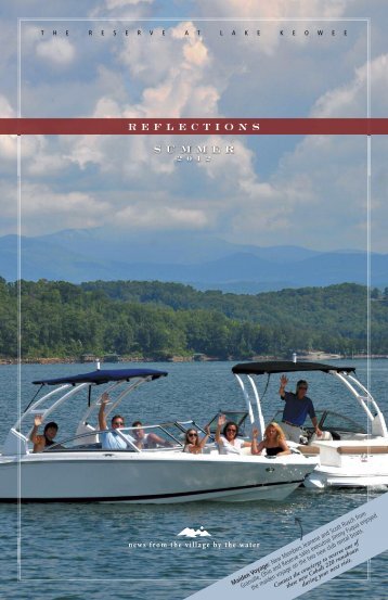 RLK News - The Reserve at Lake Keowee