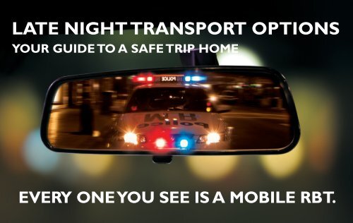 LATE NIGHT TRANSPORT OPTIONS - North Sydney Council