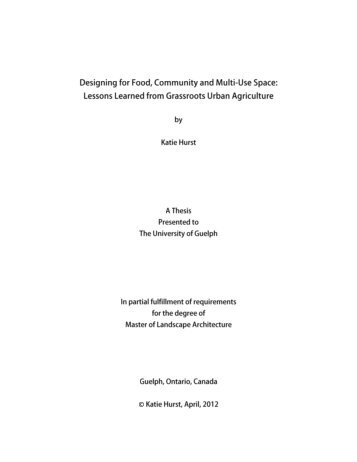 University of guelph thesis format