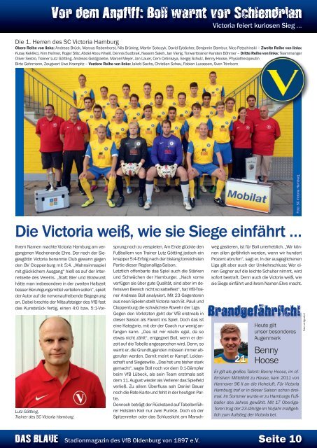 Das Blaue - Saison 2012/2013 #5 - VfB Oldenburg