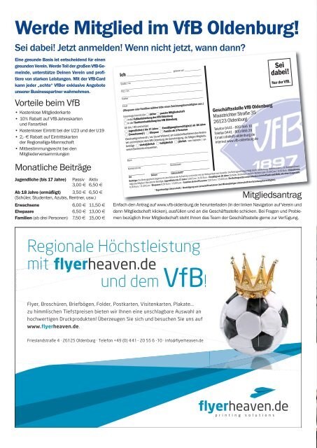 Das Blaue - Saison 2012/2013 #7 & #8 - VfB Oldenburg