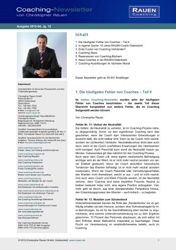 PDF-Datei - Coaching-Newsletter