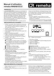 Manuel d'utilisation remeha W40/60 ECO - Thema.be