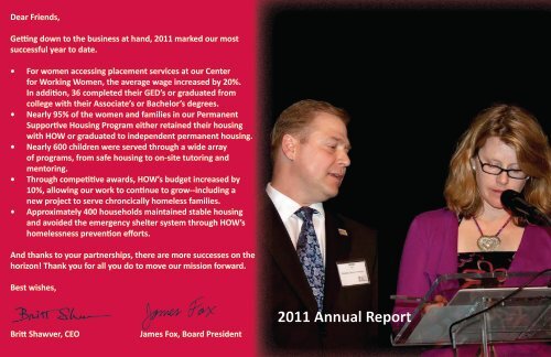 2011 Annual Report - How-Inc.org