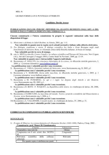 Allegato A - Università degli Studi di Genova