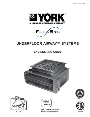 FlexSys Underfloor Airway Systems Engineering Guide - US Air ...