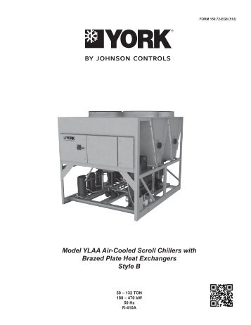 YLAA Engineering Guide, 180 - Johnson Controls Inc.