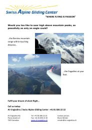 WHERE FLYING IS PASSION Englisch - Airport Samedan