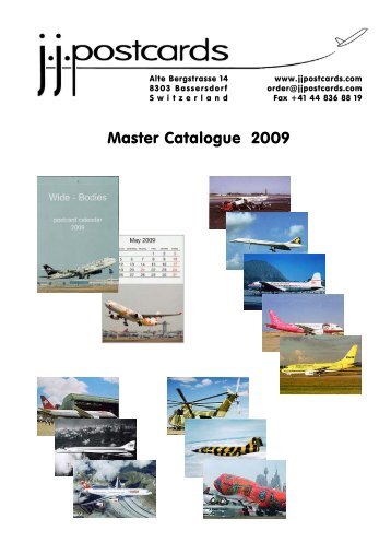Master Catalogue 2009 - The World of Aviation Postcards