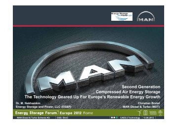 Second Generation Compressed Air Energy Storage The Technology ...