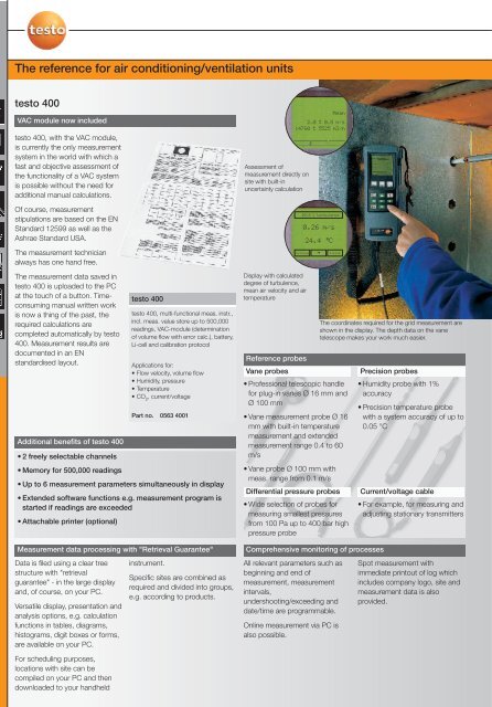 Measurement Engineering for Air Conditioning and ... - Bad Request