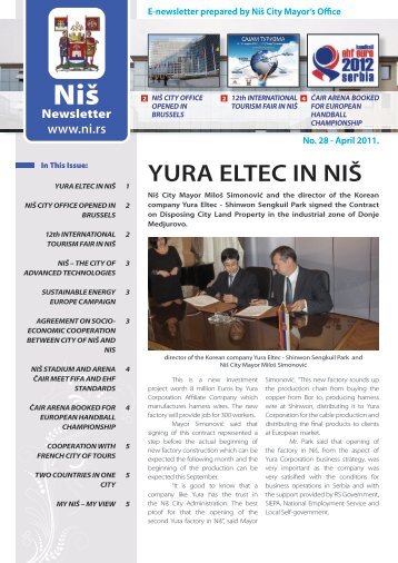 YURA ELTEC IN NIŠ - City of Niš