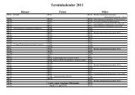 Terminkalender 2011 Jänner Feber März - Leisach