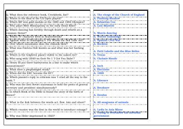 General Knowledge Quiz Vault.pdf - Chris's Quiztime & Quizerama