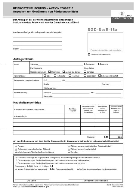 SGD-So/E-18a - Lasberg - Land Oberösterreich