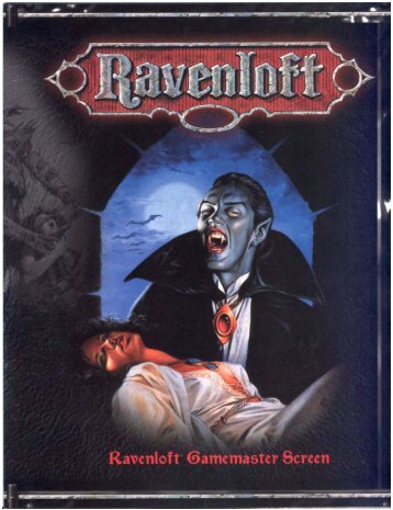 Ravenloft Gamemaster Screen - RoseRed