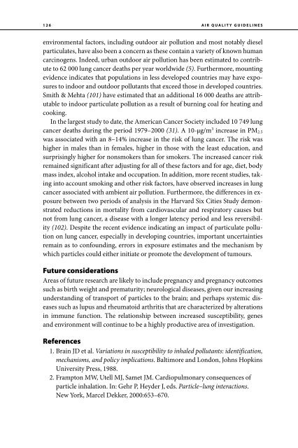 Air Quality Guidelines Global Update 2005 - World Health ...