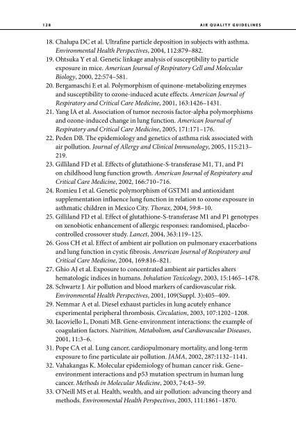 Air Quality Guidelines Global Update 2005 - World Health ...