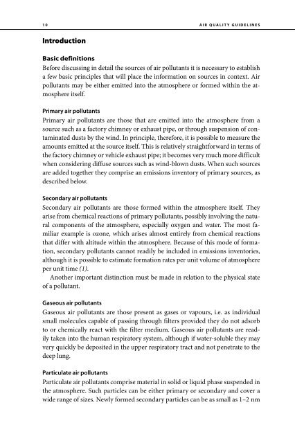 Air Quality Guidelines Global Update 2005 - World Health ...