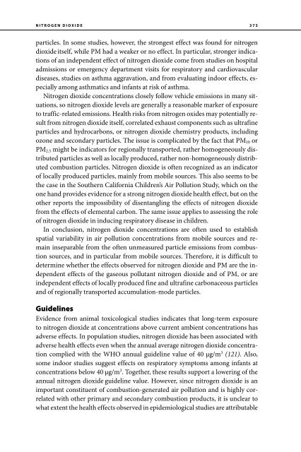 Air Quality Guidelines Global Update 2005 - World Health ...