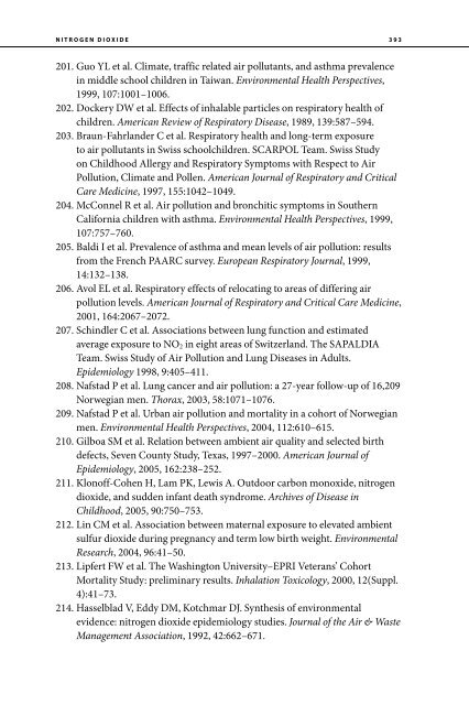 Air Quality Guidelines Global Update 2005 - World Health ...