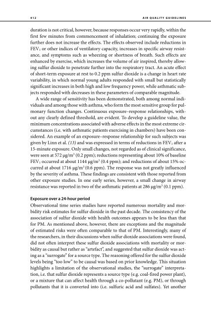 Air Quality Guidelines Global Update 2005 - World Health ...