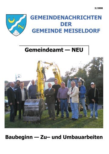 Ausgabe Gemeindezeitung 3 2008.pub - Gemeinde Meiseldorf